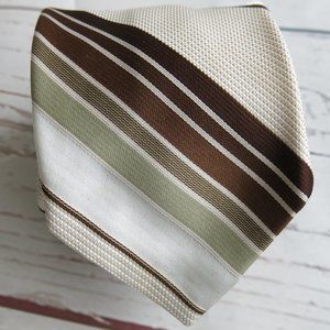 Christian Dior Monsieur Multicolor Striped Neck Tie